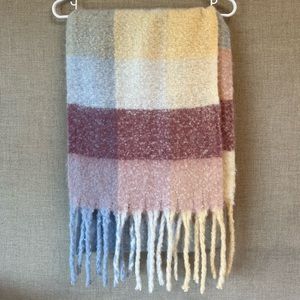 Pastel Plaid Old Navy Blanket Scarf